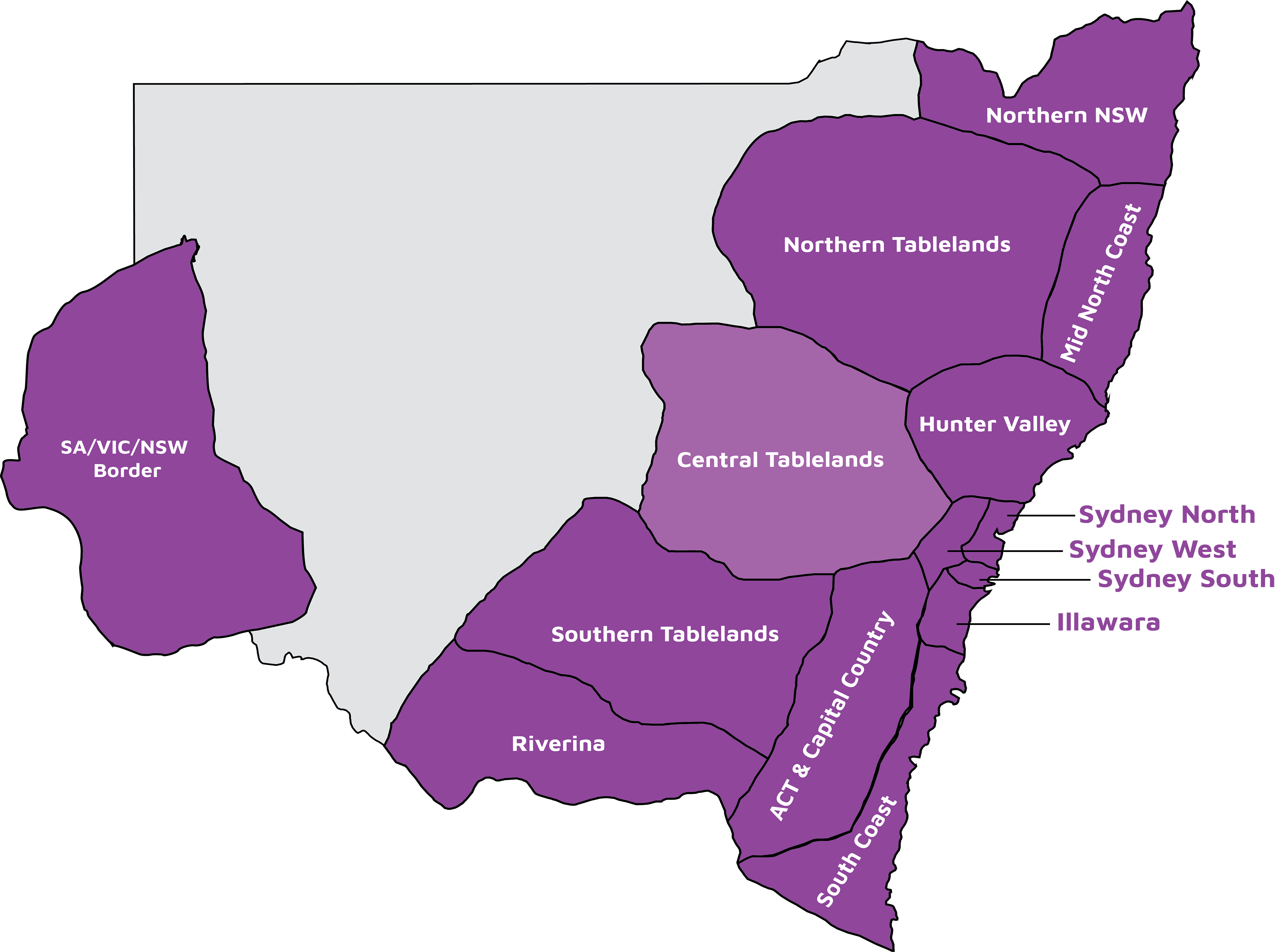 Central Tablelands Nsw Map Education Interactive Central Tablelands - Education Interactive